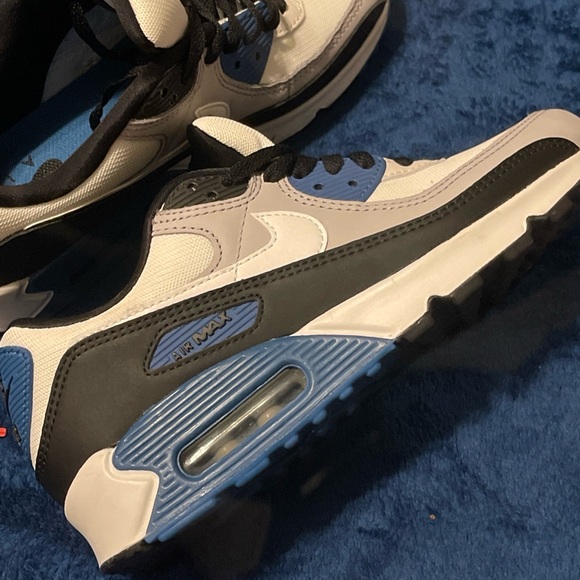 Nike Air Max Sneakers in Black, White, and Blue - Picture 6 of 11